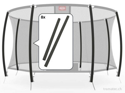 BERG Trampolin Ersatzteil Schaumstoffhüllen für Sicherheitsnetz Deluxe