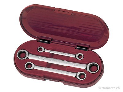 KRAFTWERK 3-t.Doppelring-GearWrench-Kass. 8-19 mm