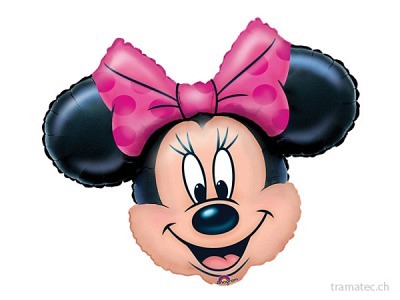 Minnie Mouse Folienballon Kopf Minnie Mouse