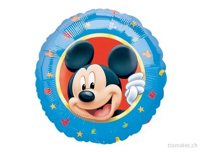 Mickey Mouse Folienballon rund Mickey 45cm