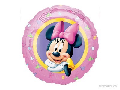 Minnie Mouse Folienballon rund Minnie 45cm