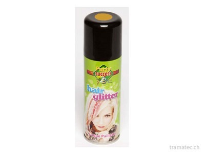 Fasnacht Haar Glitterspray gold