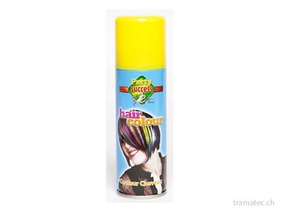 Fasnacht Haar Colorspray gelb