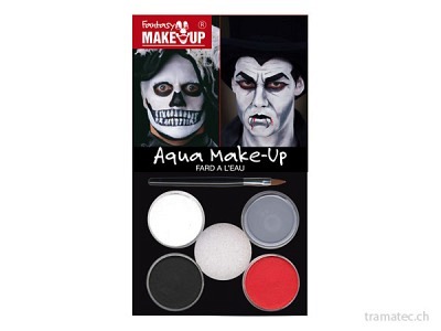 Fasnacht Schminkset Dracula/Skelett