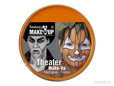 Fasnacht Schminke Halloween 25g orange
