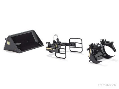 Wiking Frontlader Werkzeuge - Set A schwarz
