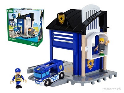 BRIO Polizeistation mit Einsatz-