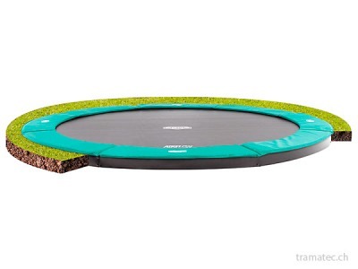 BERG Trampolin FlatGround Champion Green 330