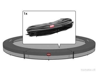 BERG Trampolin Ersatzteil Schutzrand InGround Champion 380, grau
