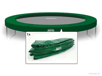 BERG Trampolin Ersatzteil Schutzrand Elite 330, grün