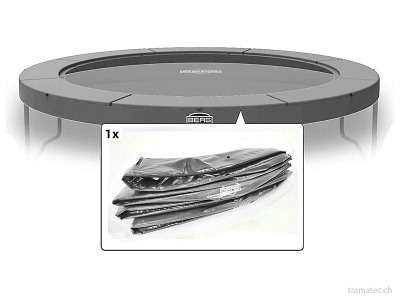 BERG Trampolin Ersatzteil Schutzrand Elite 380, grau