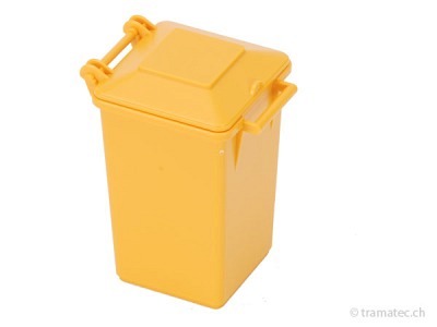 Bruder Ersatzteil Mülltonne gelb