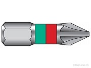 KRAFTWERK 1/4' Duo-Code-Bit Pozidriv Nr. 2, 25 Stk.