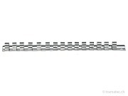 KRAFTWERK Stecknuss-Schiene 250mm m. 16 Clips 3/8'