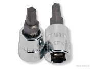 KRAFTWERK 1/4' Bit-Steckschlüssel-Einsatz 5-Stern-TX TS 25